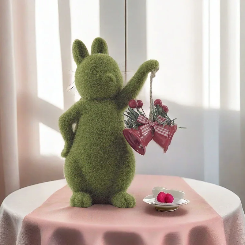 Флокированная скульптура кролика в пасхальном стиле, декор для домашнего стола, украшение для весеннего фестиваля, подарок для семьи, друзей и коллекционеров
Флокированная скульптура кролика в пасхальном стиле, декор для домашнего стола, украшение для весеннего фестиваля, подарок для семьи, друзей и коллекционеров