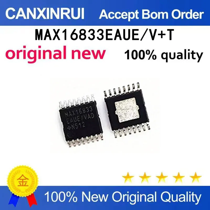 (5-100 pieces)New original MAX16833EAUE/V+T packaging TSSOP16 spot chip
(5-100 pieces)New original MAX16833EAUE/V+T packaging TSSOP16 spot chip