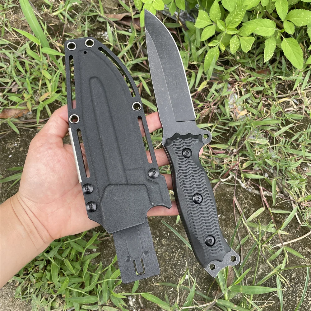 Тяжелый тактический карманный нож Full Tang с фиксированным лезвием, боевые военные ножи, инструмент для выживания и самообороны с ножнами
Тяжелый тактический карманный нож Full Tang с фиксированным лезвием, боевые военные ножи, инструмент для выживания и самообороны с ножнами