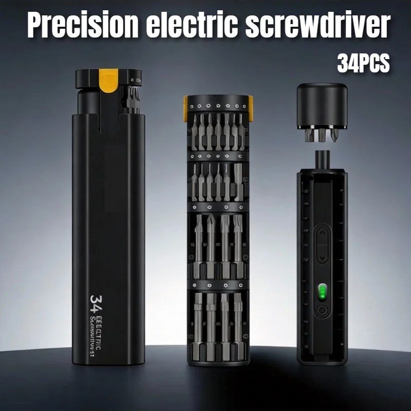 Набор электрических отверток UF-TOOLS с магнитными насадками, 3-ступенчатой регулировкой крутящего момента, перезаряжаемый, беспроводной, прецизионный.
Набор электрических отверток UF-TOOLS с магнитными насадками, 3-ступенчатой регулировкой крутящего момента, перезаряжаемый, беспроводной, прецизионный.