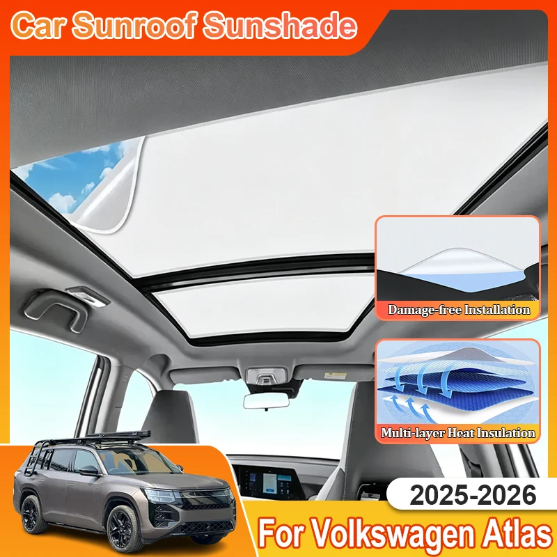 For VV Volkswagen Atlas Teramont Pro Accesorios MK2 2025 2026 Custom Sunshade Heat Insulation Electrostatic Adsorption Sunscreen
For VV Volkswagen Atlas Teramont Pro Accesorios MK2 2025 2026 Custom Sunshade Heat Insulation Electrostatic Adsorption Sunscreen