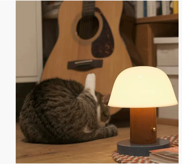 Danish new mushroom charging table lamp Nordic charging decoration dimmable portable atmosphere night light
Danish new mushroom charging table lamp Nordic charging decoration dimmable portable atmosphere night light