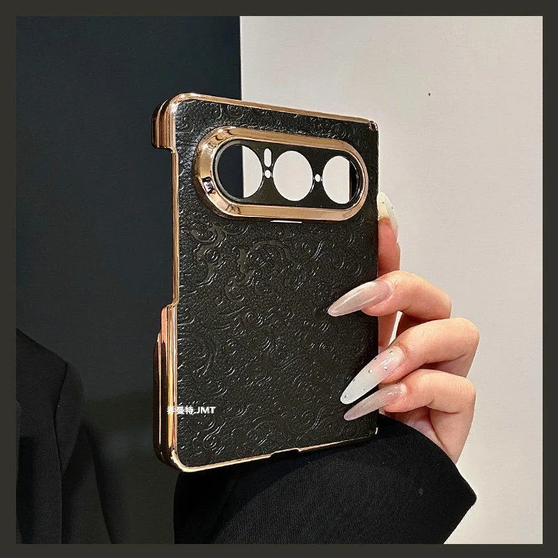 For Huawei Pura X Max Case Magnetic Flower Print Texture PU Leather Electroplated Cover Equipped With Central Hinge Protection
For Huawei Pura X Max Case Magnetic Flower Print Texture PU Leather Electroplated Cover Equipped With Central Hinge Protection