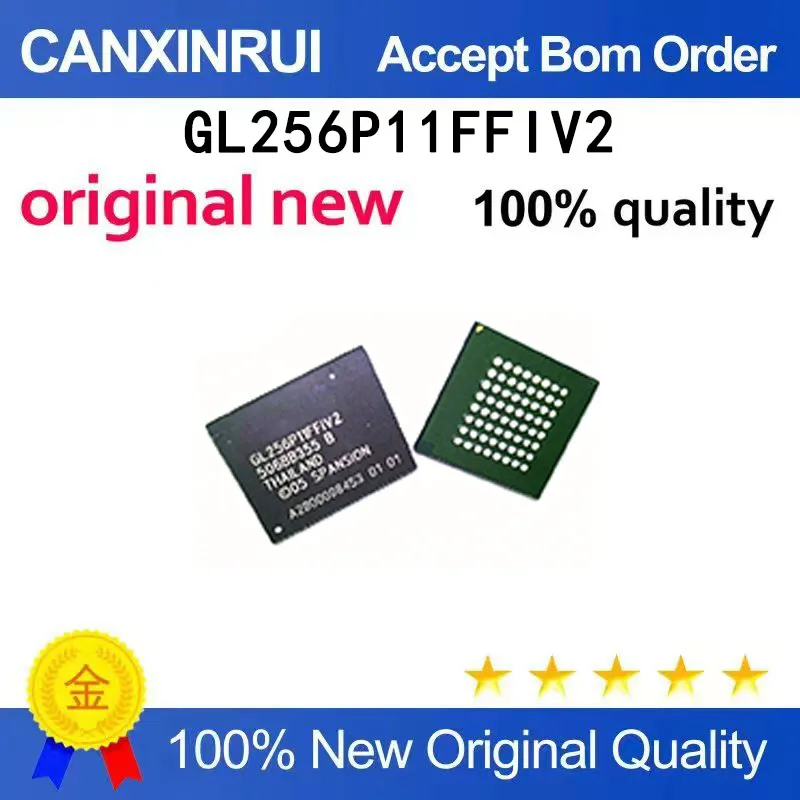 (5-100 pieces)S29GL256P11FFIV20 GL256P11FFIV2 FBGA64 Memory Chip
(5-100 pieces)S29GL256P11FFIV20 GL256P11FFIV2 FBGA64 Memory Chip