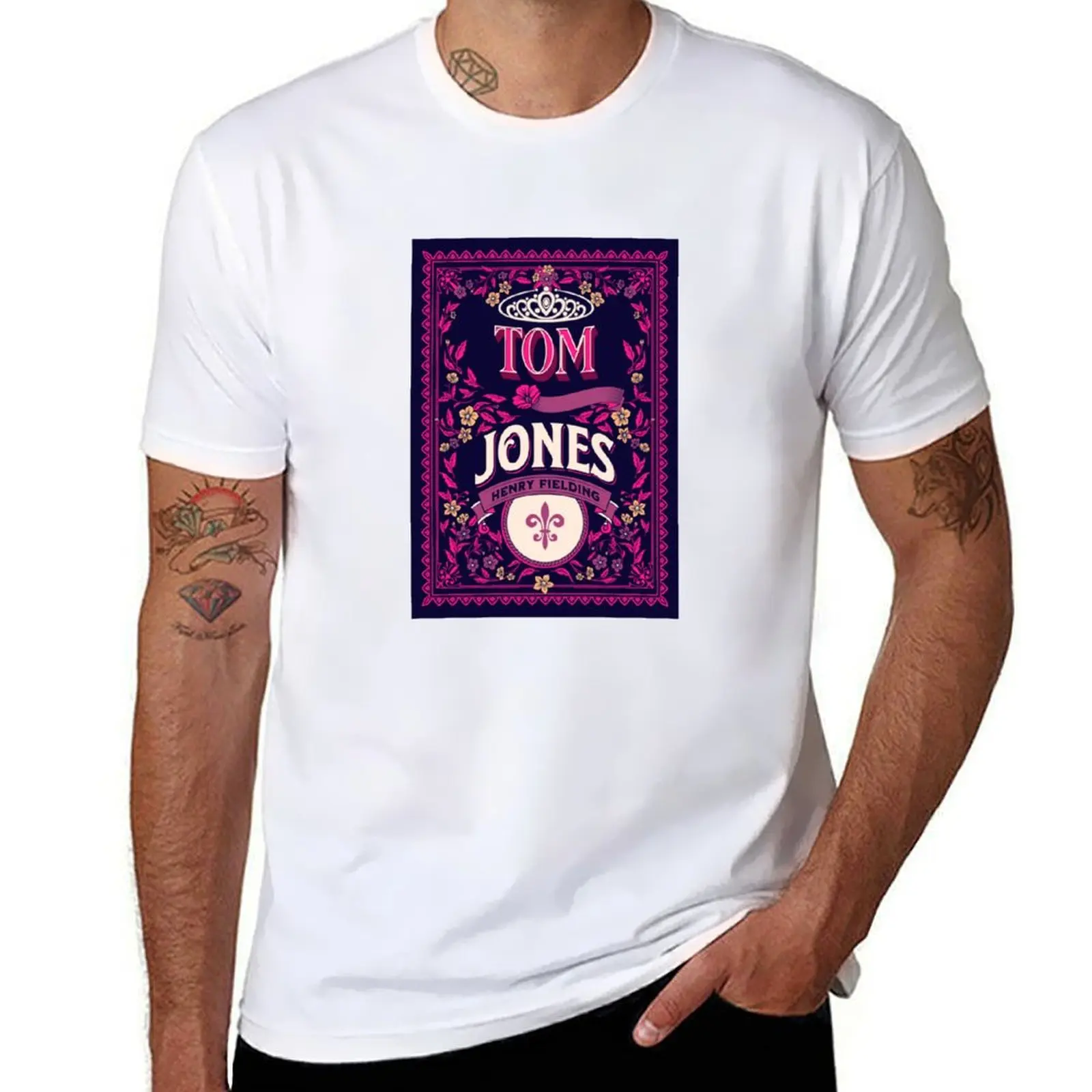 Tom Jones - Henry Fielding Book Cover Art T-Shirt t shirt man casual man t shirt cotton T-shirt
Tom Jones - Henry Fielding Book Cover Art T-Shirt t shirt man casual man t shirt cotton T-shirt