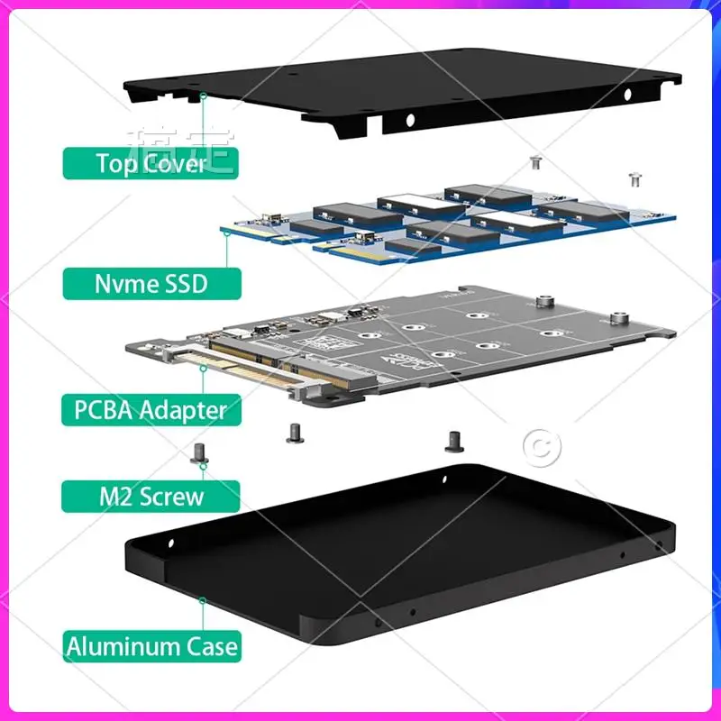 ABT-M.2 NVME PCI-E / NGFF SATA SSD To U.2 SFF-8639 Combo Adapter Aluminum Alloy Computer Accessories
ABT-M.2 NVME PCI-E / NGFF SATA SSD To U.2 SFF-8639 Combo Adapter Aluminum Alloy Computer Accessories