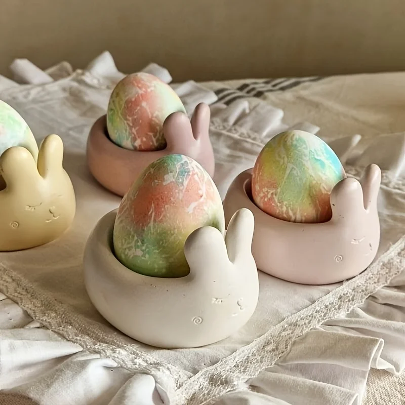 1pcs DIY Epoxy Mold Vertical Ears Closed Eyes Rabbit Expression Candle Holder Silicone Mold Display-Piece Easter Egg Candle Mold
1pcs DIY Epoxy Mold Vertical Ears Closed Eyes Rabbit Expression Candle Holder Silicone Mold Display-Piece Easter Egg Candle Mold