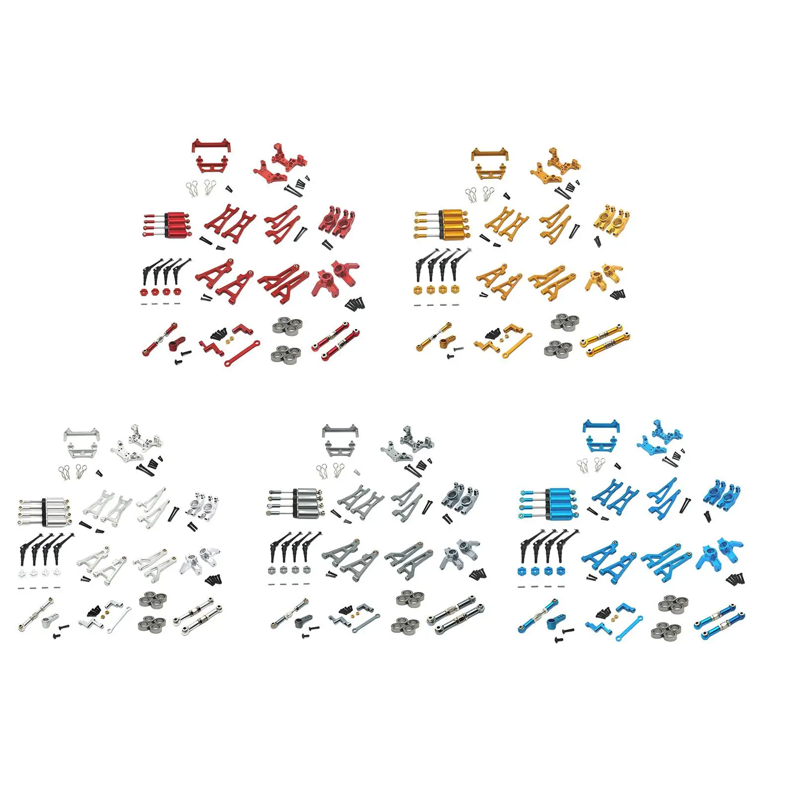 RC Car Upgrade Parts Set Metal RC Front Rear Swing Arm RC Model Vehicle Parts for 1:16 Scale 16208 Vehicle Upgrade Parts DIY
RC Car Upgrade Parts Set Metal RC Front Rear Swing Arm RC Model Vehicle Parts for 1:16 Scale 16208 Vehicle Upgrade Parts DIY