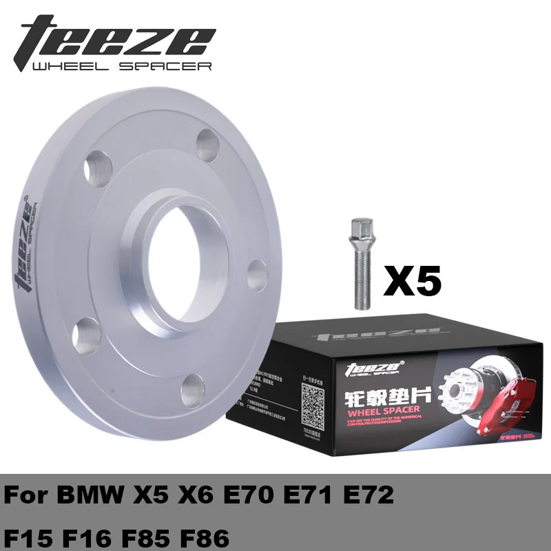 Teeze For BMW X5 X6 E70 E71 E72 F15 F16 F85 F86 PCD 5x120 CB 74.1 M14X1.25 Forged Aluminum Wheel Spacers Hub Adapter 1Piece
Teeze For BMW X5 X6 E70 E71 E72 F15 F16 F85 F86 PCD 5x120 CB 74.1 M14X1.25 Forged Aluminum Wheel Spacers Hub Adapter 1Piece