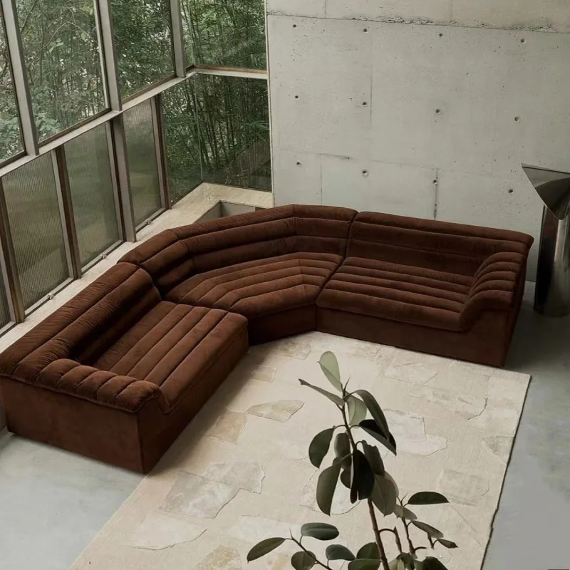 Designer Yan Chosen Good Things Replica Floait Modular Sofa Brown, Arc Velvet Fabric Sofa
Designer Yan Chosen Good Things Replica Floait Modular Sofa Brown, Arc Velvet Fabric Sofa