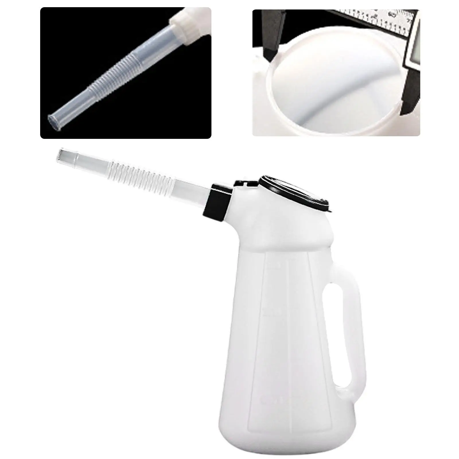 Oil Dispenser Jug Measuring Container with Lid Motor Home Oil Can with Spout
Oil Dispenser Jug Measuring Container with Lid Motor Home Oil Can with Spout