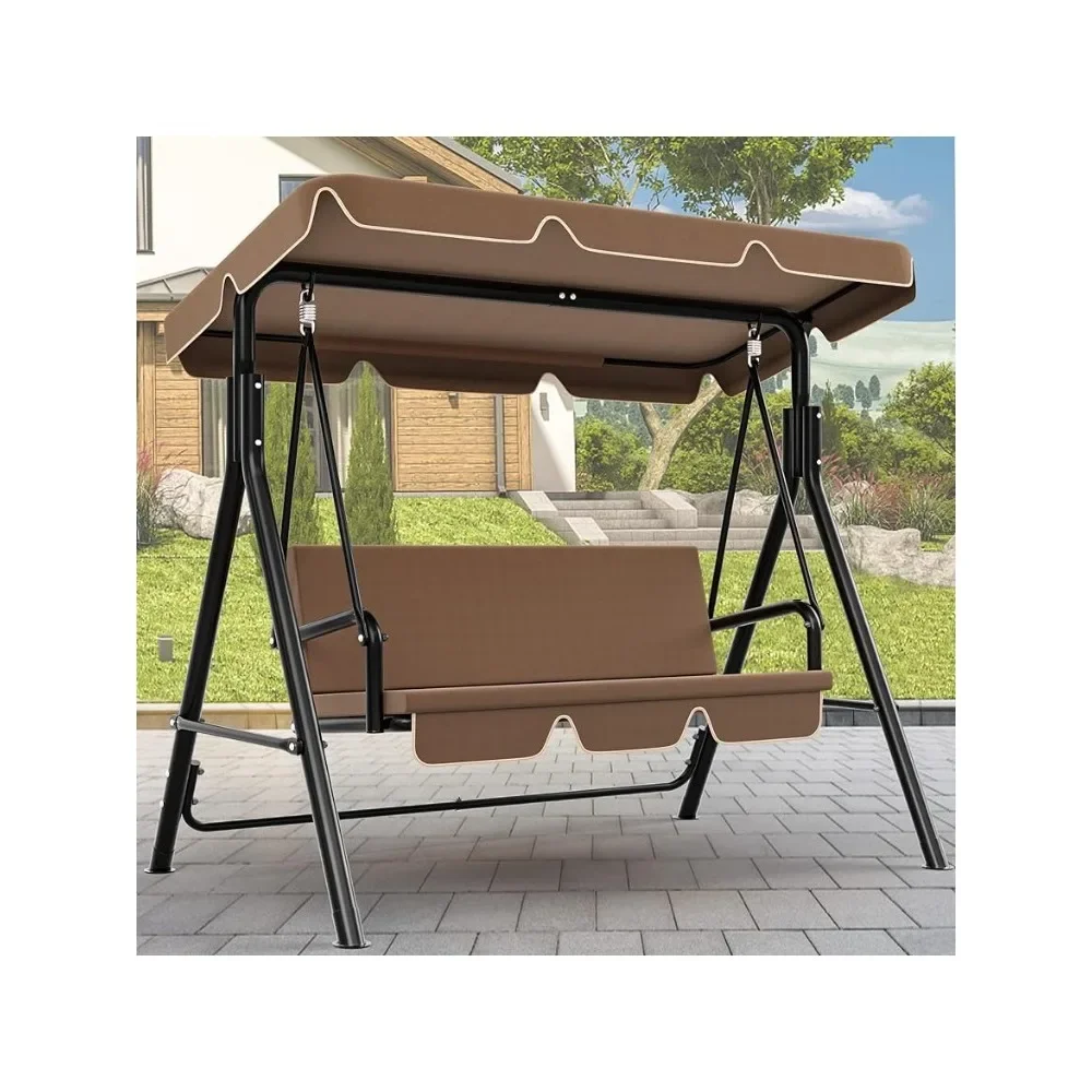 Balcony Outdoor Garden Swings Poolside Swing Chair Outdoor 3-Person Porch Swing With Stand Suitable Freight free
Balcony Outdoor Garden Swings Poolside Swing Chair Outdoor 3-Person Porch Swing With Stand Suitable Freight free