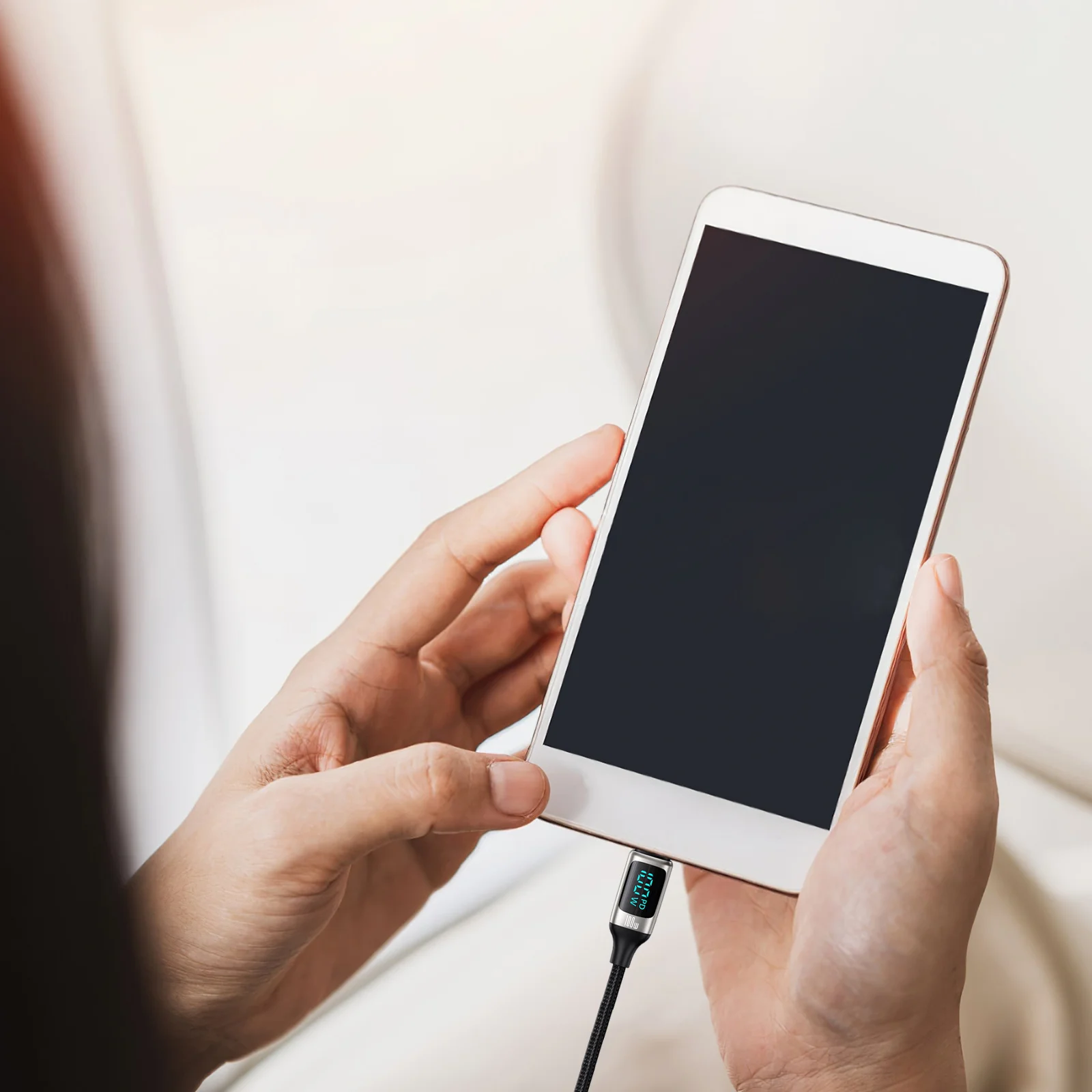 Digital Display Charging Cable Led Usb Cord Flowing Zinc Alloy Fast
Digital Display Charging Cable Led Usb Cord Flowing Zinc Alloy Fast