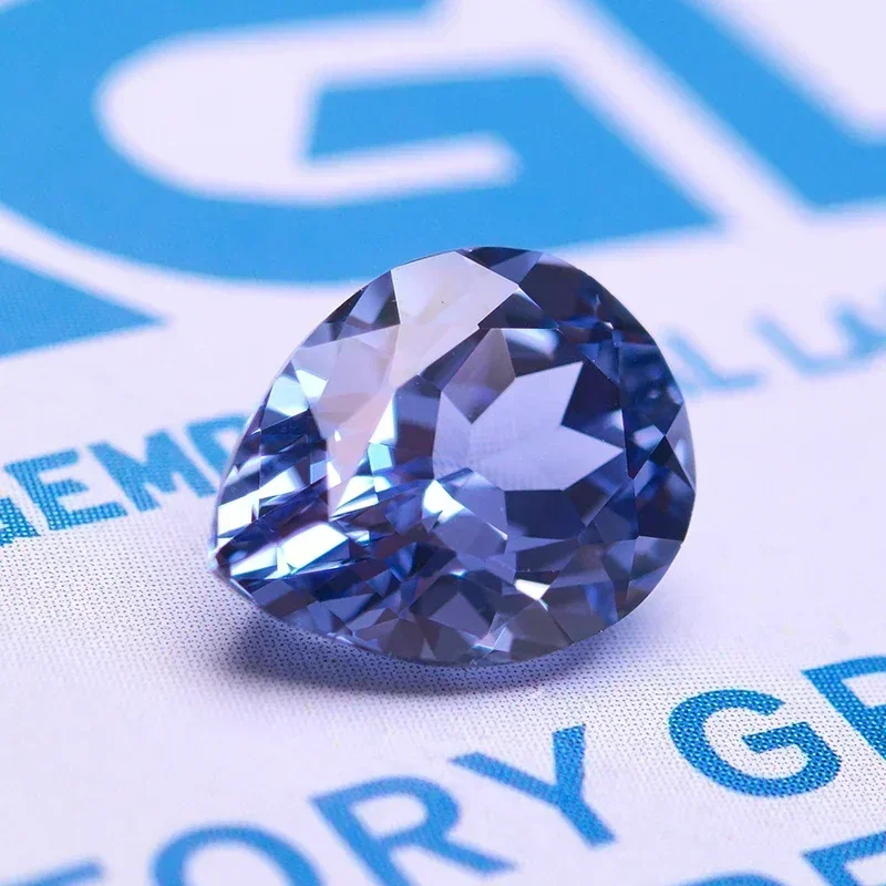 Lab Grown Sapphire Loose Stone Cornflower Blue Color Pear Shape VVS1 Charms Beads for Jewelry Making Selectable AGL Certificate
Lab Grown Sapphire Loose Stone Cornflower Blue Color Pear Shape VVS1 Charms Beads for Jewelry Making Selectable AGL Certificate