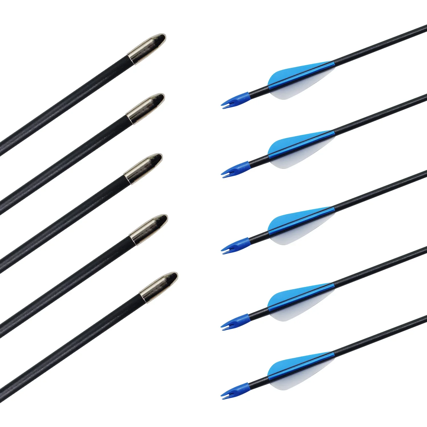 6PCS/12PCS Blue and White Metal Arrows 28.94 Inches Archery Practice Metal Arrow Professional Fiberglass Arrow Archery Equipment
6PCS/12PCS Blue and White Metal Arrows 28.94 Inches Archery Practice Metal Arrow Professional Fiberglass Arrow Archery Equipment