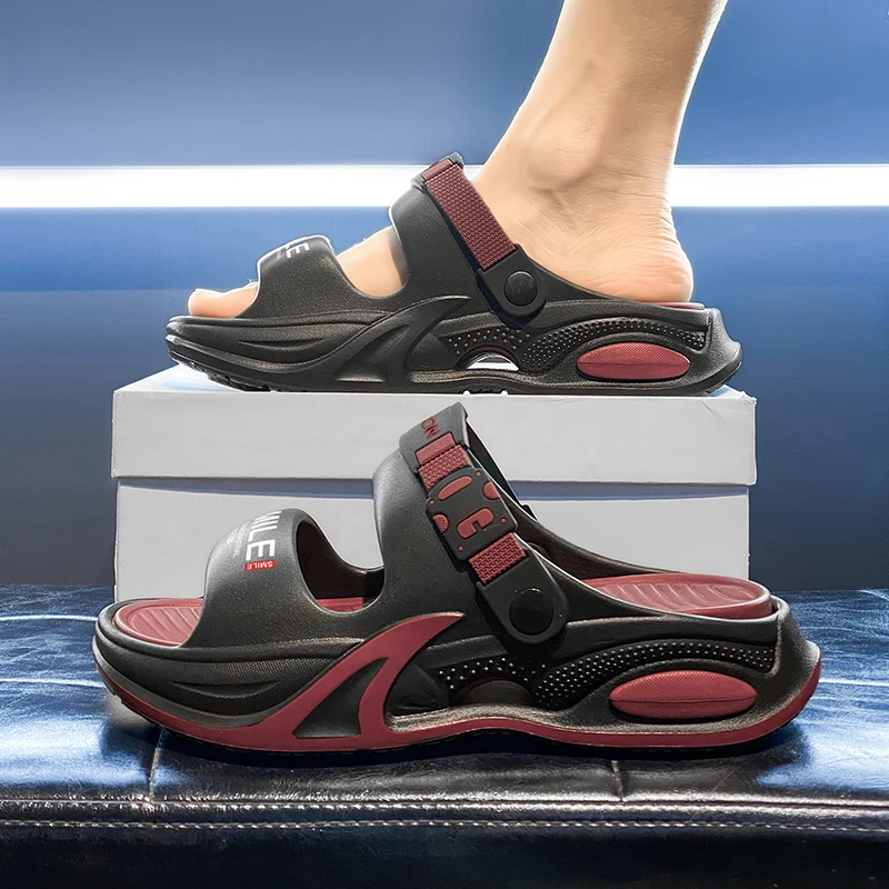 Men's Sporty Summer Sandals Anti-Slip Deodorant Soft Bottom Outdoor Slippers Dual-Purpose Thick Heel Casual Beach Shoes
Men's Sporty Summer Sandals Anti-Slip Deodorant Soft Bottom Outdoor Slippers Dual-Purpose Thick Heel Casual Beach Shoes