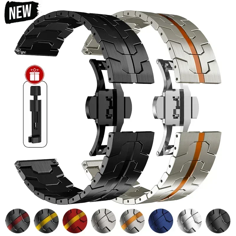 Ремешок титановый для Huawei Watch 4 Pro GT3 46 мм, браслет из нержавеющей стали для Samsung Galaxy Watch 5 Pro 45 мм Gear S3, 20 мм 22 мм
Ремешок титановый для Huawei Watch 4 Pro GT3 46 мм, браслет из нержавеющей стали для Samsung Galaxy Watch 5 Pro 45 мм Gear S3, 20 мм 22 мм