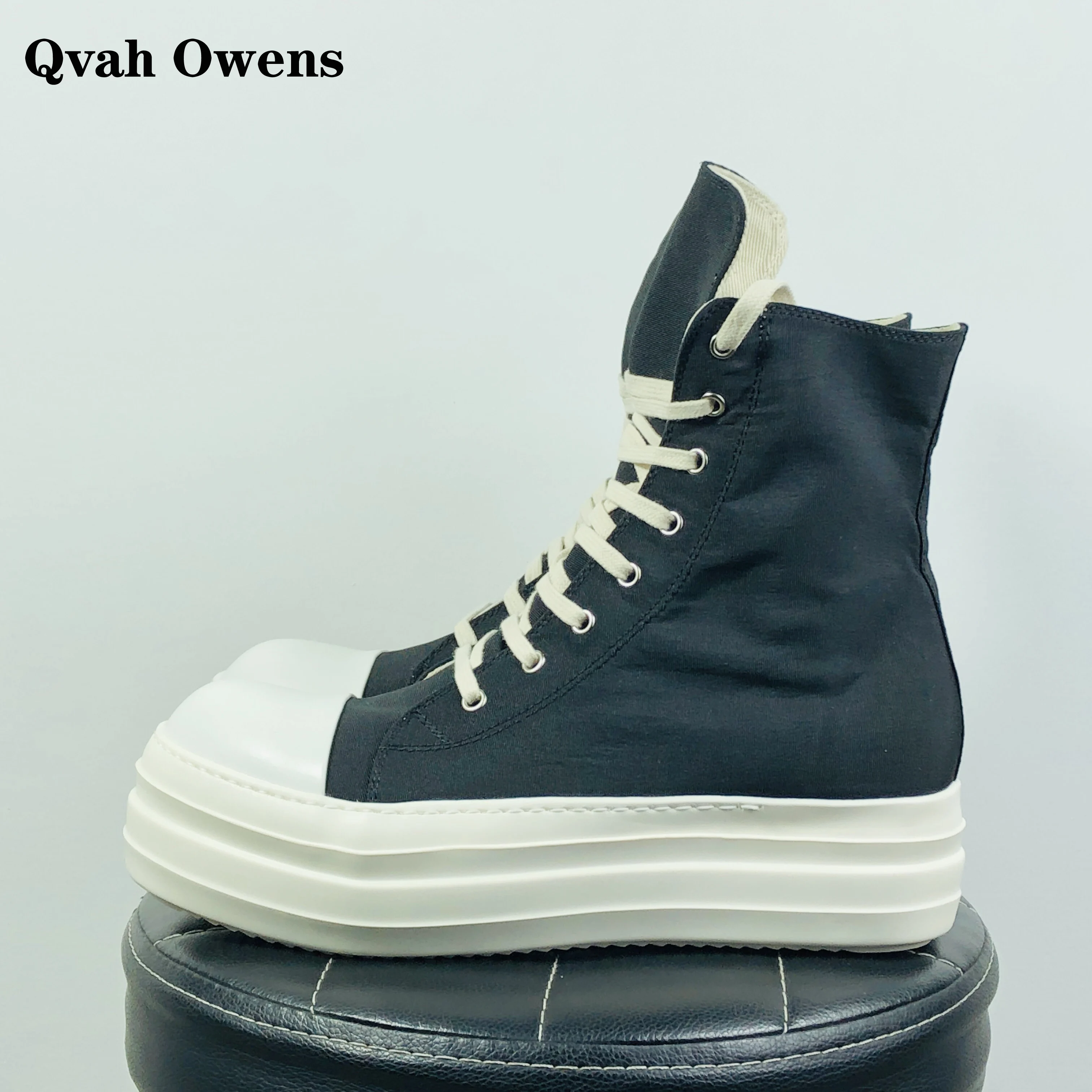 Men Women Canvas High Top Platform Boots Luxury Trainers Lace Up Sneakers Zip High-TOP Height Increasing Autumn Shoes
Men Women Canvas High Top Platform Boots Luxury Trainers Lace Up Sneakers Zip High-TOP Height Increasing Autumn Shoes
