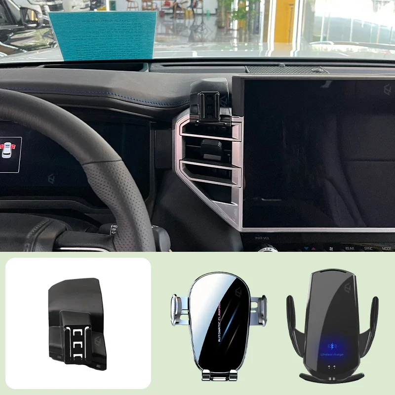 Car Mobile Phone Holder For Toyota Sequoia 2022-2023 Car Special Bracket Base Support Wireless Charging Bracket Accessories
Car Mobile Phone Holder For Toyota Sequoia 2022-2023 Car Special Bracket Base Support Wireless Charging Bracket Accessories