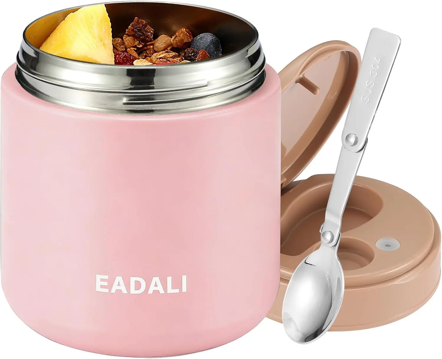 15.2oz Kids Food Jar for Hot Food – Vacuum Insulated Lunch Container with 316 Stainless Steel Interior, Leakproof Wide Mouth & Foldable Spoon for School Meals
15.2oz Kids Food Jar for Hot Food – Vacuum Insulated Lunch Container with 316 Stainless Steel Interior, Leakproof Wide Mouth & Foldable Spoon for School Meals