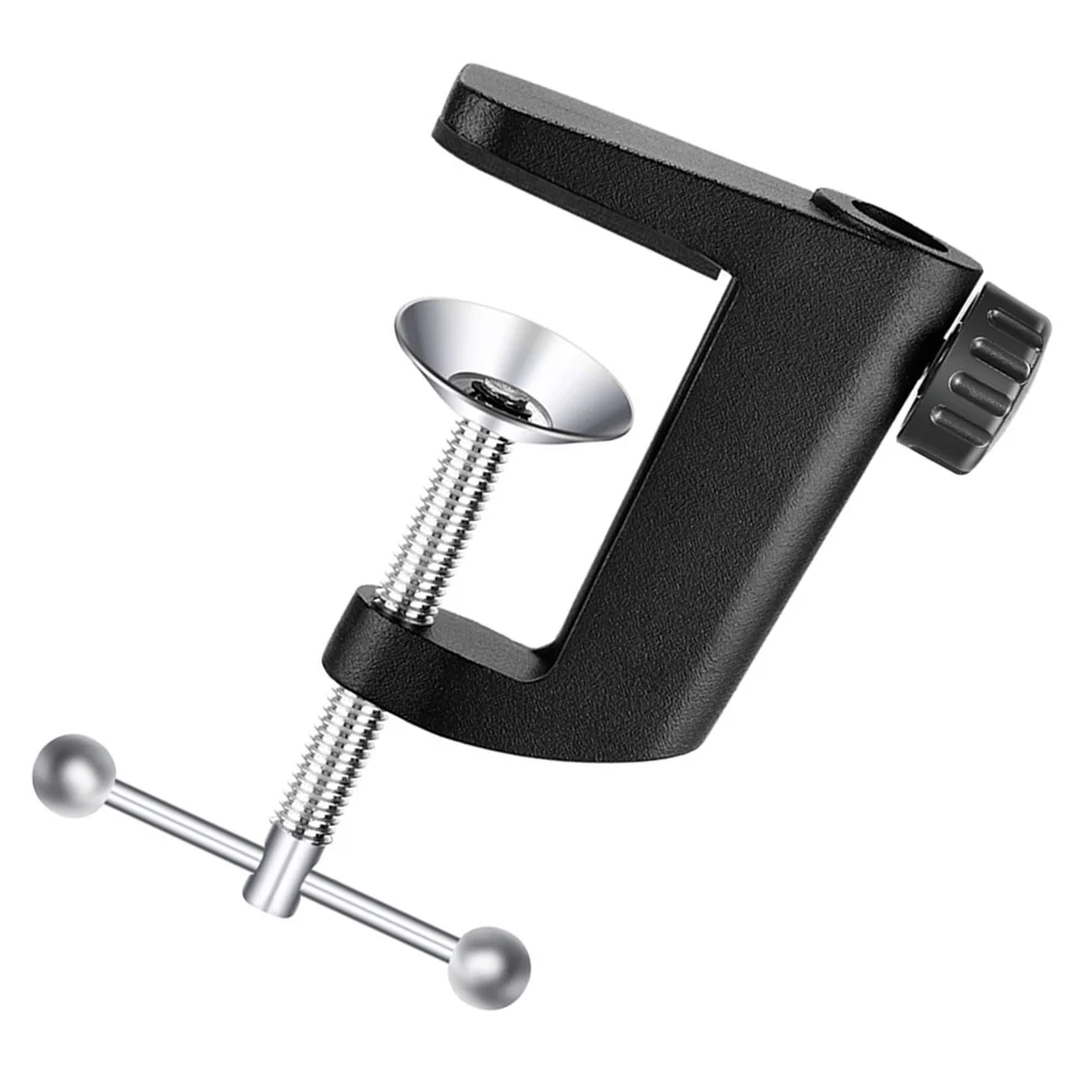 Aluminum Alloy C-type Fixation Table Light H Clamp Microphone Bracket Holder Base Fixed Clip Base Hose Metal Clamp (Black)
Aluminum Alloy C-type Fixation Table Light H Clamp Microphone Bracket Holder Base Fixed Clip Base Hose Metal Clamp (Black)