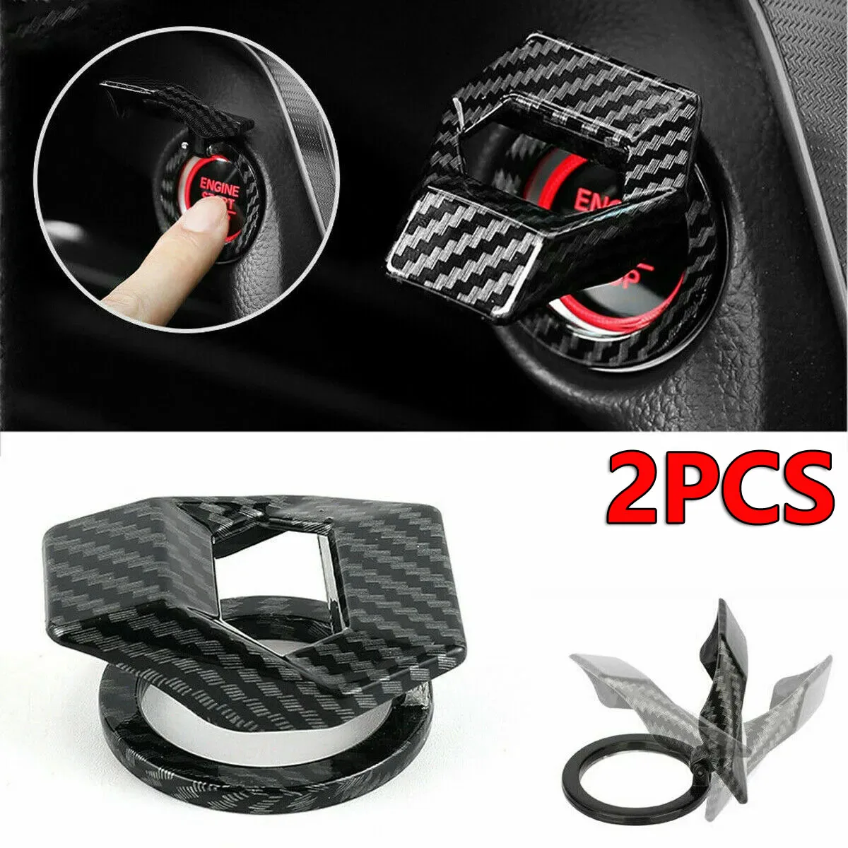 2Pcs Universal Car Engine Start Stop Switch Button Protective Cover Anti Scratch Car Interior Design Car Product Accessories DIY
2Pcs Universal Car Engine Start Stop Switch Button Protective Cover Anti Scratch Car Interior Design Car Product Accessories DIY