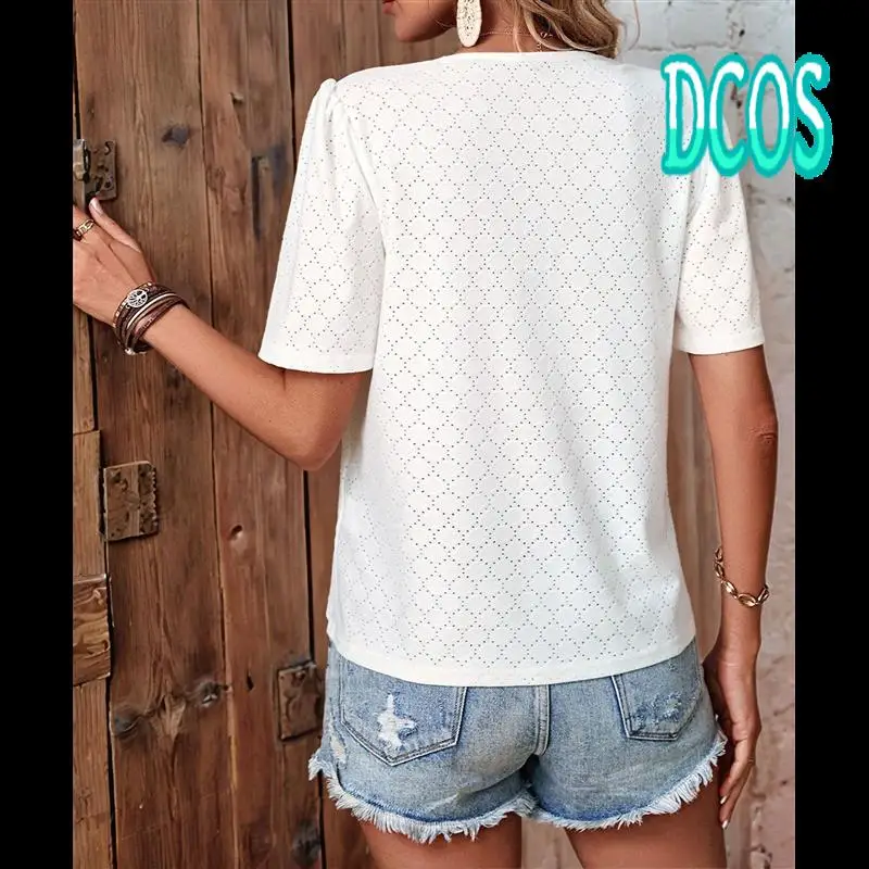 DCOS-Women's Business Casual Tops Dressy Work Blouses Summer Outfit Fashion 2025 Short Sleeve V Neck Tshirt
DCOS-Women's Business Casual Tops Dressy Work Blouses Summer Outfit Fashion 2025 Short Sleeve V Neck Tshirt