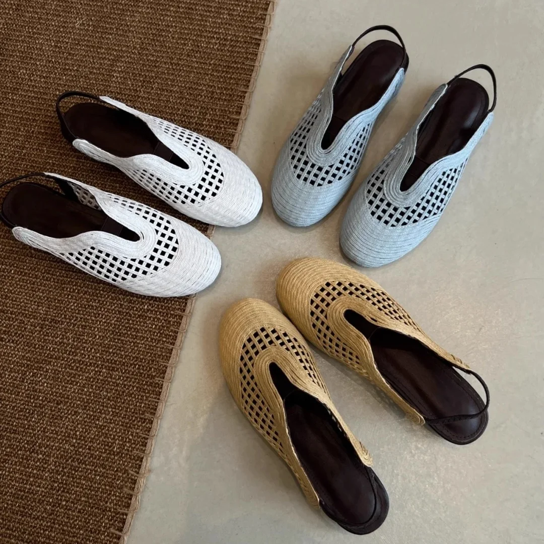 NEW Superstar Weave Round Toe Chic Med Heels Hollow Breathable Summer Shoes Slingback Elegant Dating Luxury Women Pumps
NEW Superstar Weave Round Toe Chic Med Heels Hollow Breathable Summer Shoes Slingback Elegant Dating Luxury Women Pumps