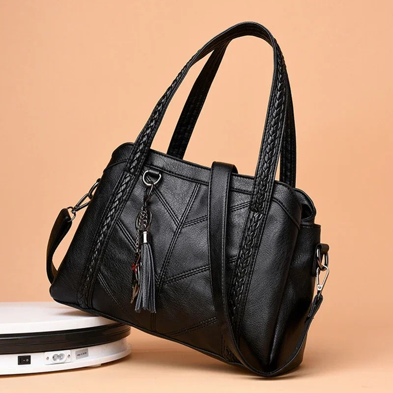 Fashion Pendant Handbags Women's PU Leather Crossbody Bag Large Capacity Shoulder Bag Luxury Lady Handle Bag Bolsas
Fashion Pendant Handbags Women's PU Leather Crossbody Bag Large Capacity Shoulder Bag Luxury Lady Handle Bag Bolsas