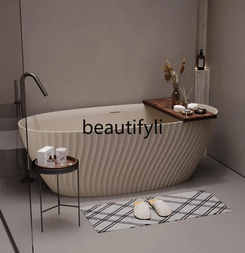 Free-standing Home Bathtub Homestay Double Pure PMMA Artificial Stone Art Bathtub
Free-standing Home Bathtub Homestay Double Pure PMMA Artificial Stone Art Bathtub