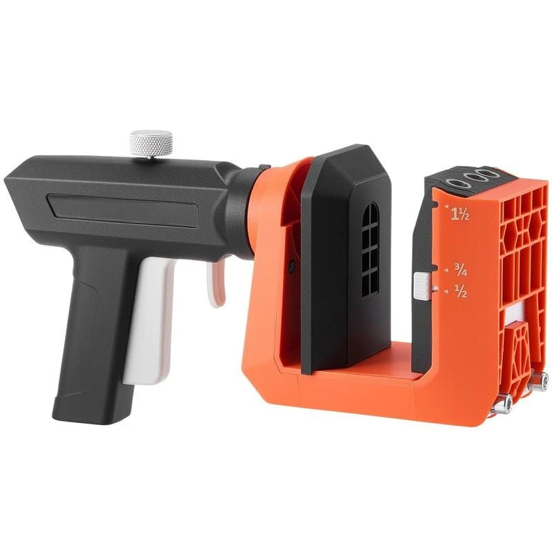 Pocket Hole Jig Kit, 1/2", 3/4", 1-1/2" Adjustable, 360° Rotating Handle, Jig Pocket Hole System with 260 Screws, C-Clamp, Stop Collar, Drill Bit, Easy Clamping and Adjusting, for Woodworking
Pocket Hole Jig Kit, 1/2", 3/4", 1-1/2" Adjustable, 360° Rotating Handle, Jig Pocket Hole System with 260 Screws, C-Clamp, Stop Collar, Drill Bit, Easy Clamping and Adjusting, for Woodworking