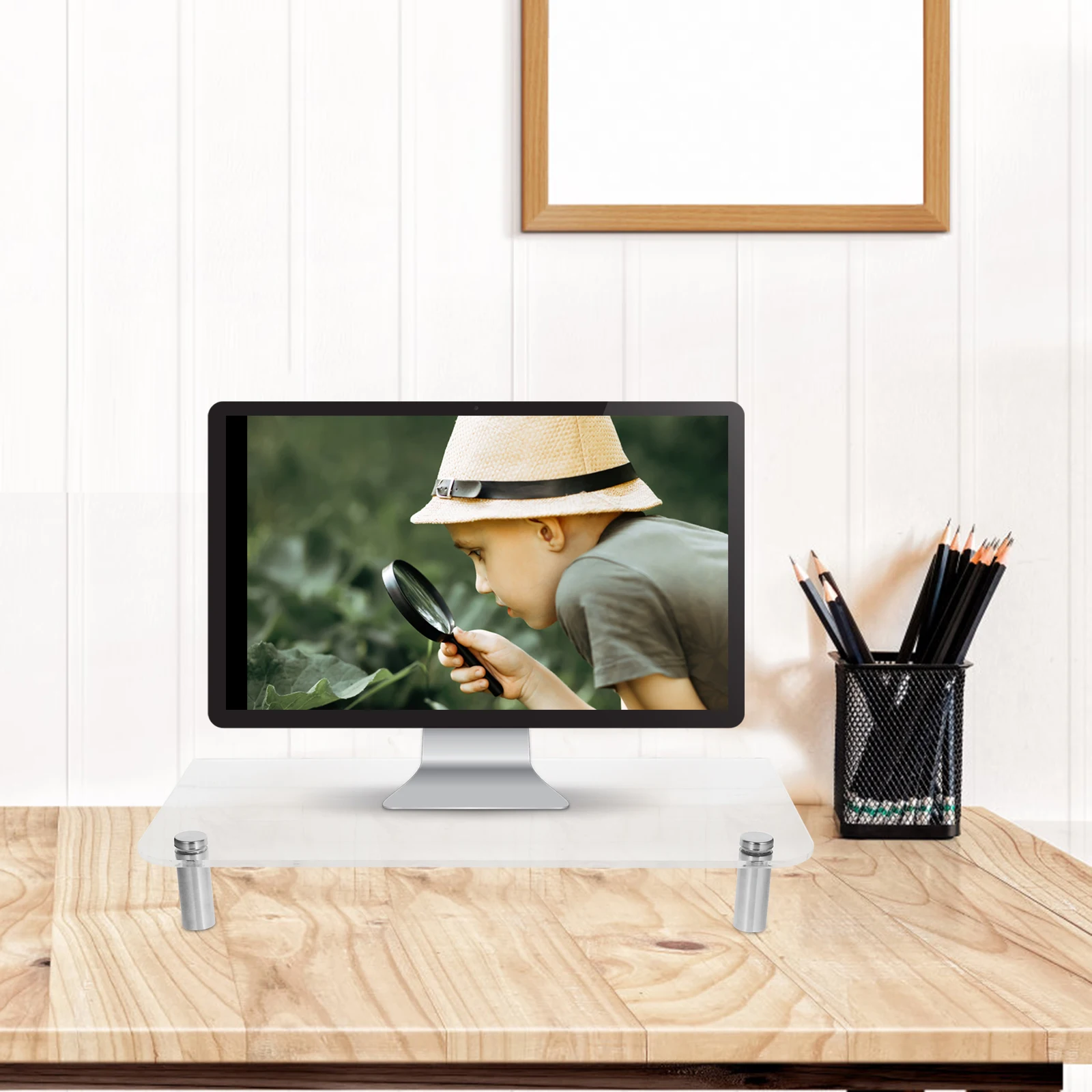 Monitor Stand Computer Screen Display Riser for Desk with Storage Large Acrylic
Monitor Stand Computer Screen Display Riser for Desk with Storage Large Acrylic