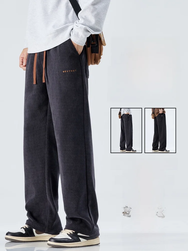 American Sle Straight Leg Corduroy Men's Casual Pants Autumn Winter Thiened Fce Lined Sports Long Trousers
American Sle Straight Leg Corduroy Men's Casual Pants Autumn Winter Thiened Fce Lined Sports Long Trousers