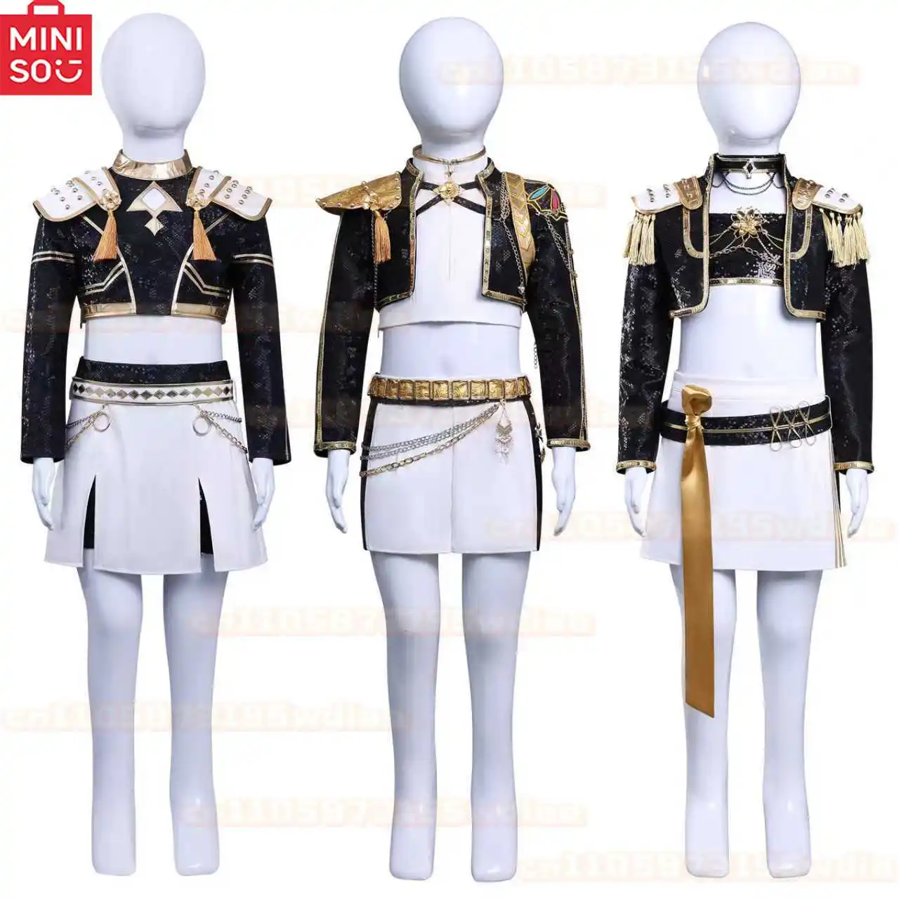 MINISO mira Cosplay rumi Dress Demon Hunter of KPop Zoey Mira Cosplay For kids 2025 Cartoon Costume Children's Black Gold Set
MINISO mira Cosplay rumi Dress Demon Hunter of KPop Zoey Mira Cosplay For kids 2025 Cartoon Costume Children's Black Gold Set