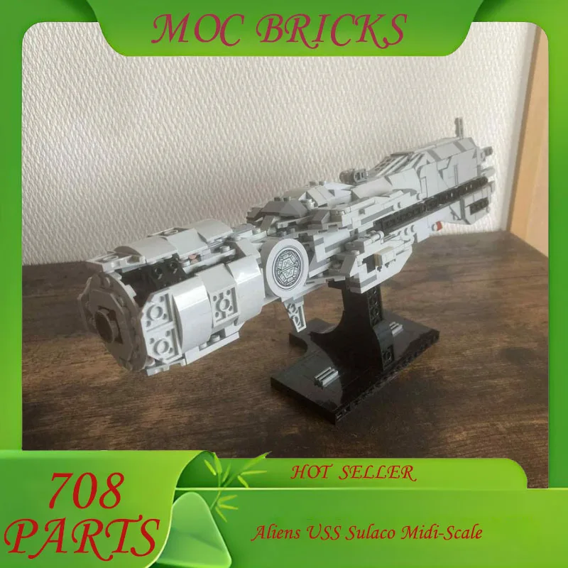Настроить 708 деталей Aliens USS Sulaco, серия космических кораблей, набор строительных блоков, DIY космическая война, линкор в сборе, кирпичи, игрушка, подарок для ребенка
Настроить 708 деталей Aliens USS Sulaco, серия космических кораблей, набор строительных блоков, DIY космическая война, линкор в сборе, кирпичи, игрушка, подарок для ребенка