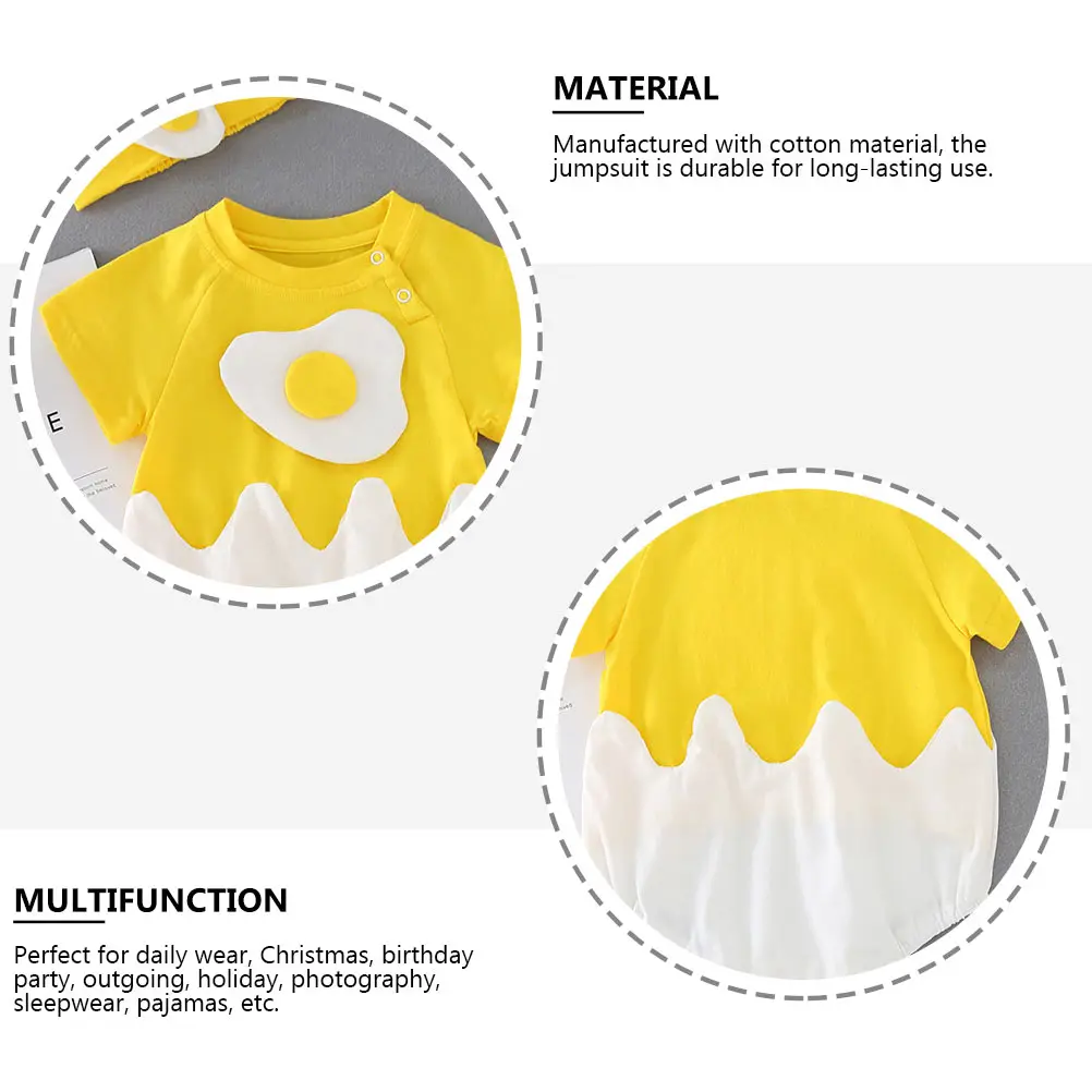 Eggshell Romper Newborn Jumpsuit Short Sleeve Bodysuits Baby Clothes Boy Girl Cartoon Color Design Summer Daily Outfit Christmas
Eggshell Romper Newborn Jumpsuit Short Sleeve Bodysuits Baby Clothes Boy Girl Cartoon Color Design Summer Daily Outfit Christmas