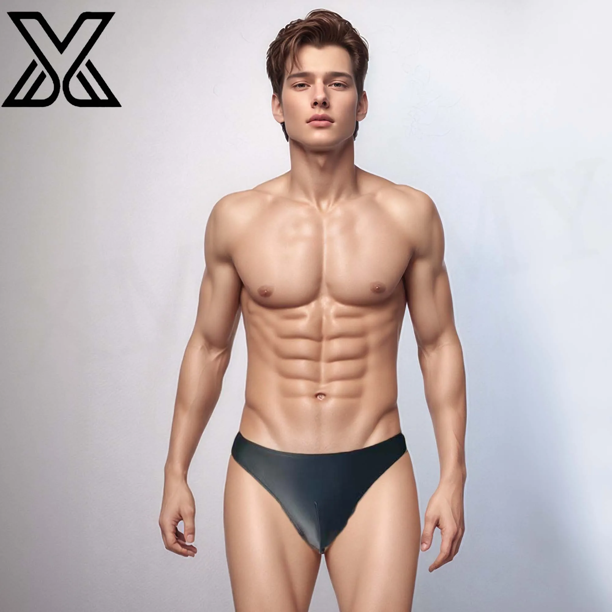 XMJXMY Lightweight, soft ice silk, high elasticity, breathable, low waist, sexy bikini men's triangle swimsuit
XMJXMY Lightweight, soft ice silk, high elasticity, breathable, low waist, sexy bikini men's triangle swimsuit