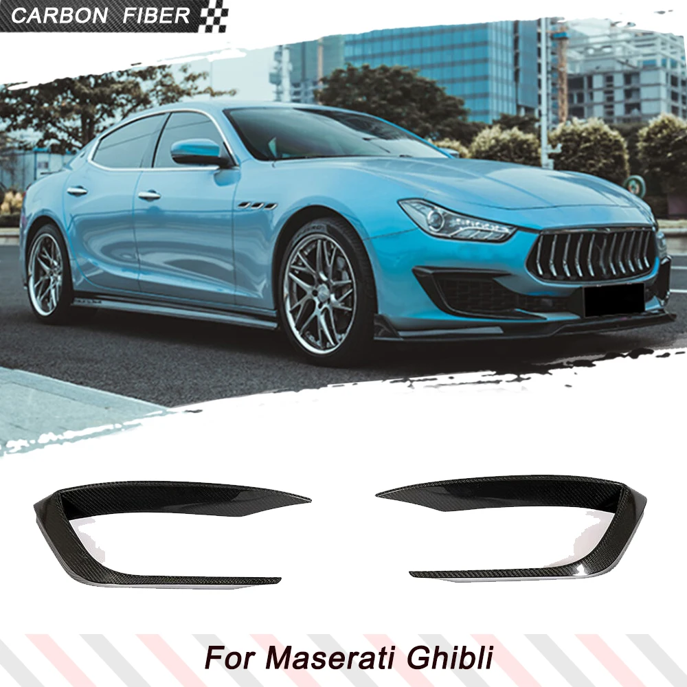 Carbon Fiber Car Front Bumper Canards Fins Splitters For Maserati Ghibli Base Sedan 2018 Car Racing Front Canards Air Vents
Carbon Fiber Car Front Bumper Canards Fins Splitters For Maserati Ghibli Base Sedan 2018 Car Racing Front Canards Air Vents