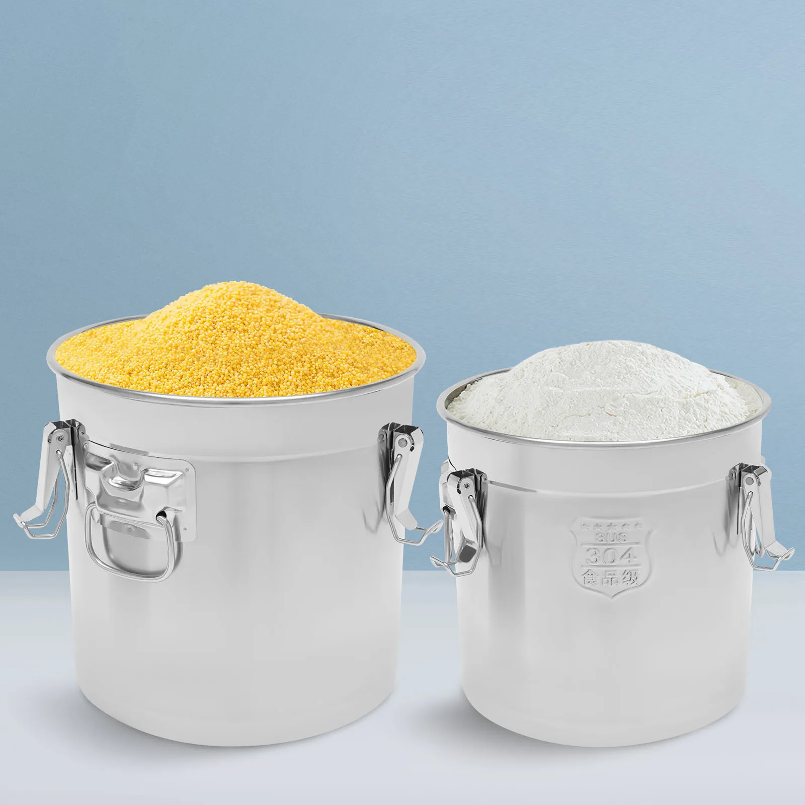 304 Stainless Steel 21L/33L Airtight Canister Household Kitchen Food Grain Rice Sealed Storage Bucket Food-grade Container
304 Stainless Steel 21L/33L Airtight Canister Household Kitchen Food Grain Rice Sealed Storage Bucket Food-grade Container