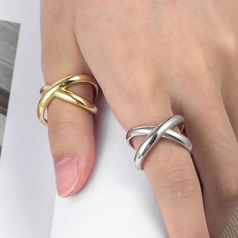 925 Sterling Silver Overlapping Adjustable Rings For Women Engagement Luxury Jewelry Ladies Accessories Wholesale Jewellery
925 Sterling Silver Overlapping Adjustable Rings For Women Engagement Luxury Jewelry Ladies Accessories Wholesale Jewellery