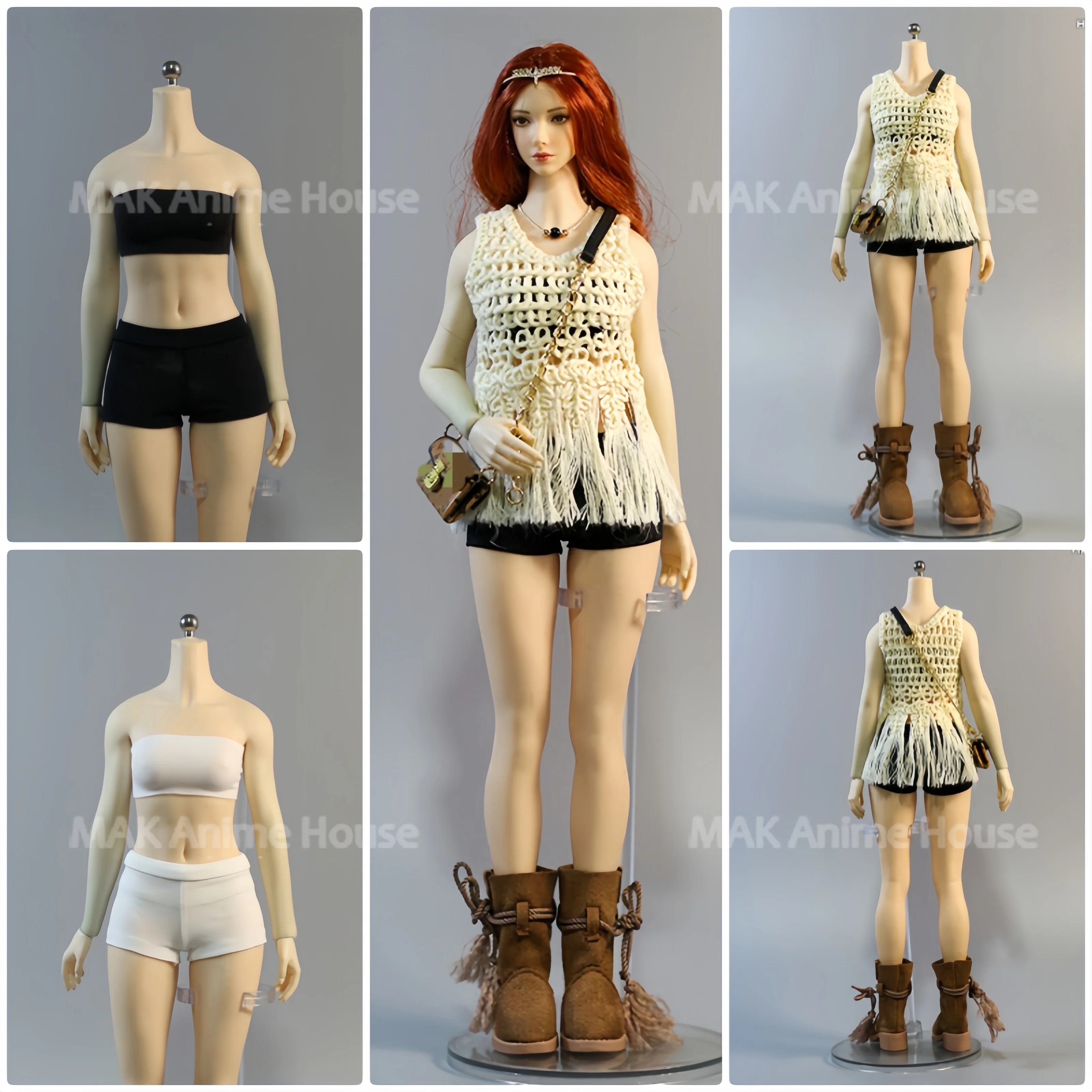 HAILI TOYS HF009 1/6 Bohemian Girls' Clothing Set Vest Boots Backpack Fit For 12'' PH ANT Female Action Figure Body Dolls
HAILI TOYS HF009 1/6 Bohemian Girls' Clothing Set Vest Boots Backpack Fit For 12'' PH ANT Female Action Figure Body Dolls