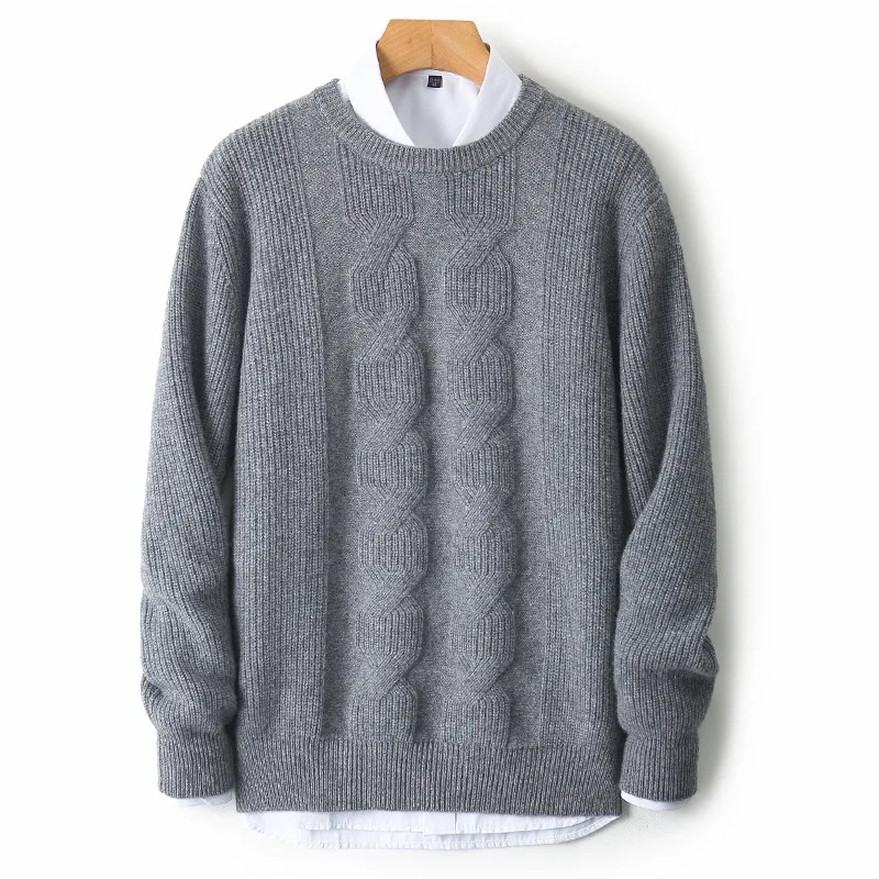 New Business Wool Sweater Men, Twisted Thick Pullover Sweater, Youth Knitted Sweater, Casual Versatile Wool Sweater Men
New Business Wool Sweater Men, Twisted Thick Pullover Sweater, Youth Knitted Sweater, Casual Versatile Wool Sweater Men