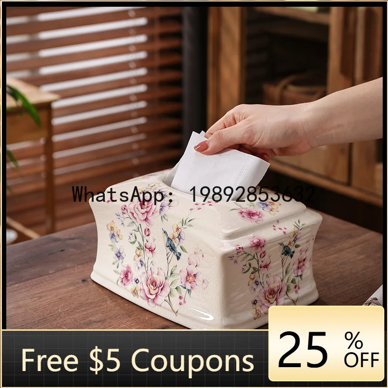 Z4 American Retro Ceramic Tissue Box Decorative Ornament European Palace Style Tissue Dispenser for Living Room and Tea Room
Z4 American Retro Ceramic Tissue Box Decorative Ornament European Palace Style Tissue Dispenser for Living Room and Tea Room