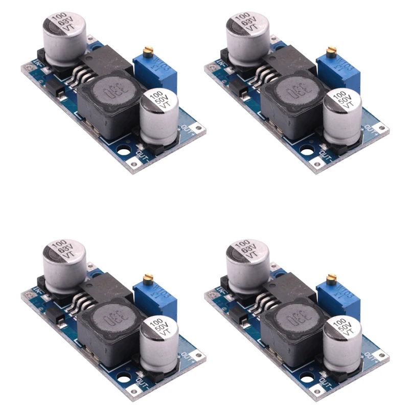 4X 48V Adjustable Step-Down Regulator Module, DC-DC, LM2596HV Input, 4.5-60V Power Module
4X 48V Adjustable Step-Down Regulator Module, DC-DC, LM2596HV Input, 4.5-60V Power Module