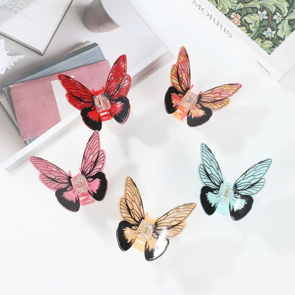 DuoShang 9.3CM Large Colorful Butterfly Hair Claw Acrylic Claw Clips Summer Trendy Hair Clips Hair Accessories for Women Girls
DuoShang 9.3CM Large Colorful Butterfly Hair Claw Acrylic Claw Clips Summer Trendy Hair Clips Hair Accessories for Women Girls