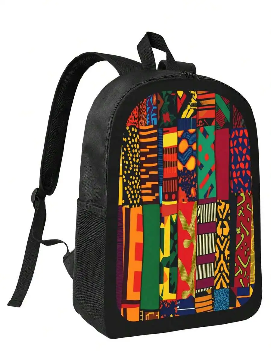 African Print Colorful Backpack For Adults Lightweight Daily Use Adjustable Straps Zipper Closure
African Print Colorful Backpack For Adults Lightweight Daily Use Adjustable Straps Zipper Closure