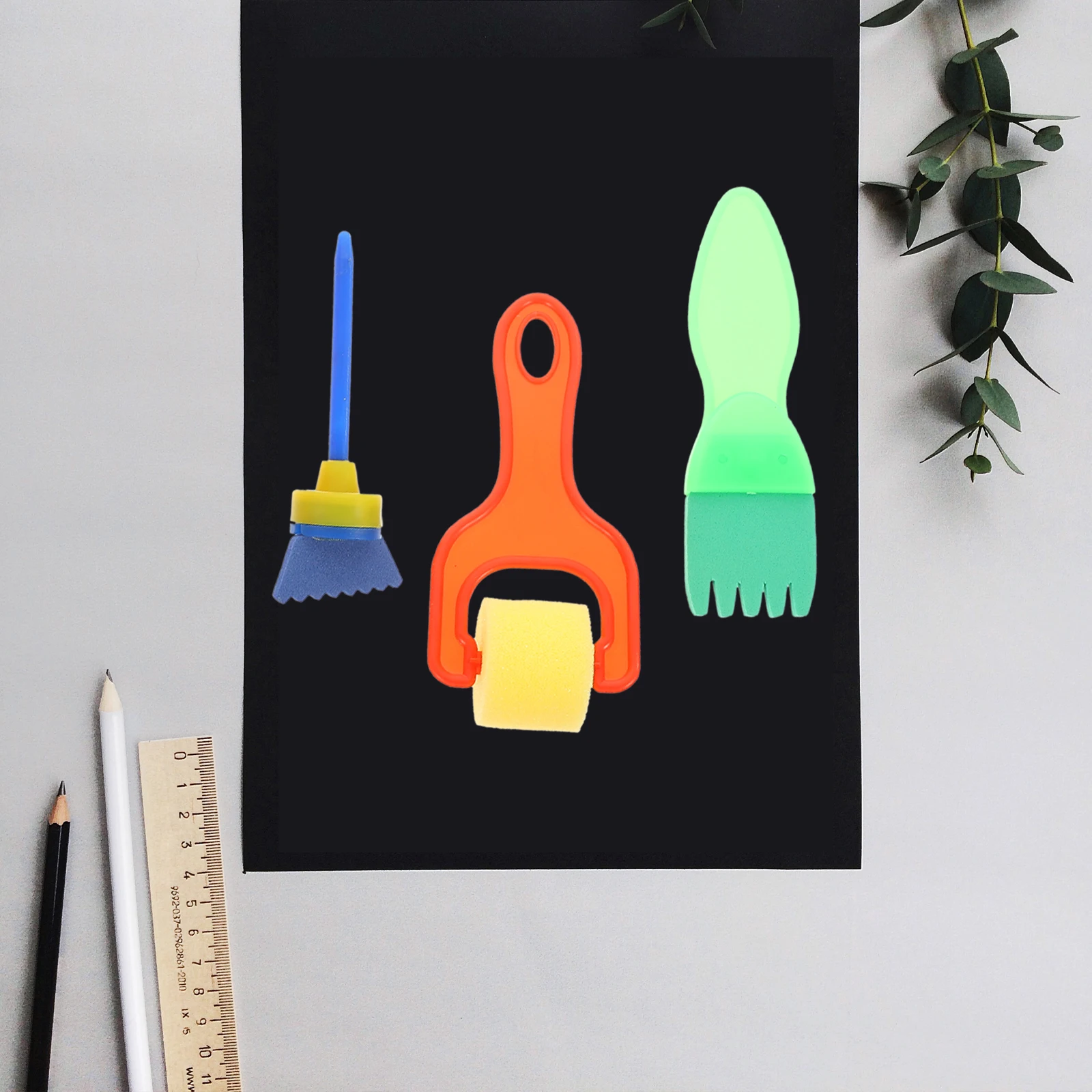 2 Sets Painting Brush Foam Kits Kids Sponge Roller Graffiti DIY Baby Little Shape Doodling Tool Oil Watercolor Acrylic Gouache
2 Sets Painting Brush Foam Kits Kids Sponge Roller Graffiti DIY Baby Little Shape Doodling Tool Oil Watercolor Acrylic Gouache