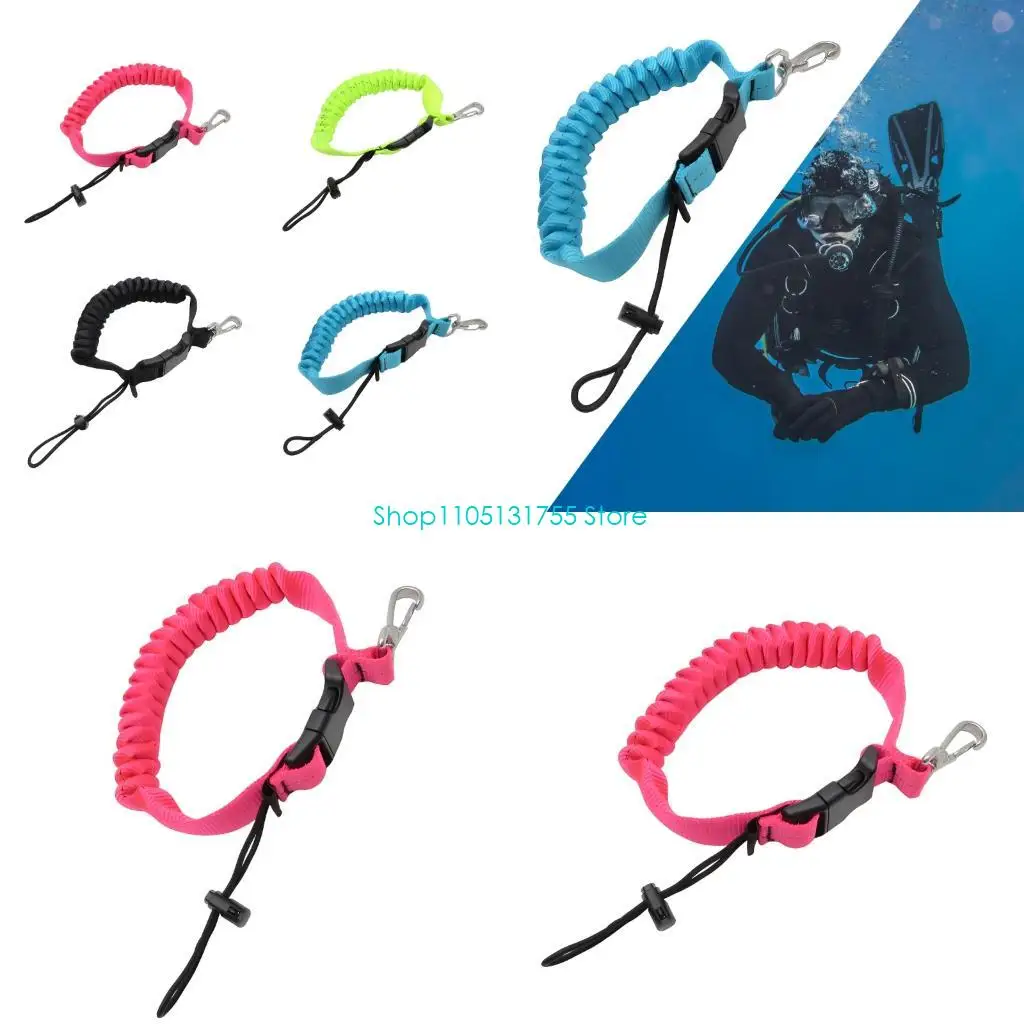 K0EF Underwater Diving Lanyard with Clamps and Buckle Diving Coiled Lanyard Antilost
K0EF Underwater Diving Lanyard with Clamps and Buckle Diving Coiled Lanyard Antilost