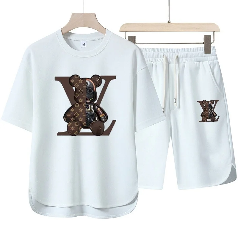 2026 summer new men's casual pullover sports suit, fashionable basketball short sleeved T-shirt+shorts two-piece set
2026 summer new men's casual pullover sports suit, fashionable basketball short sleeved T-shirt+shorts two-piece set