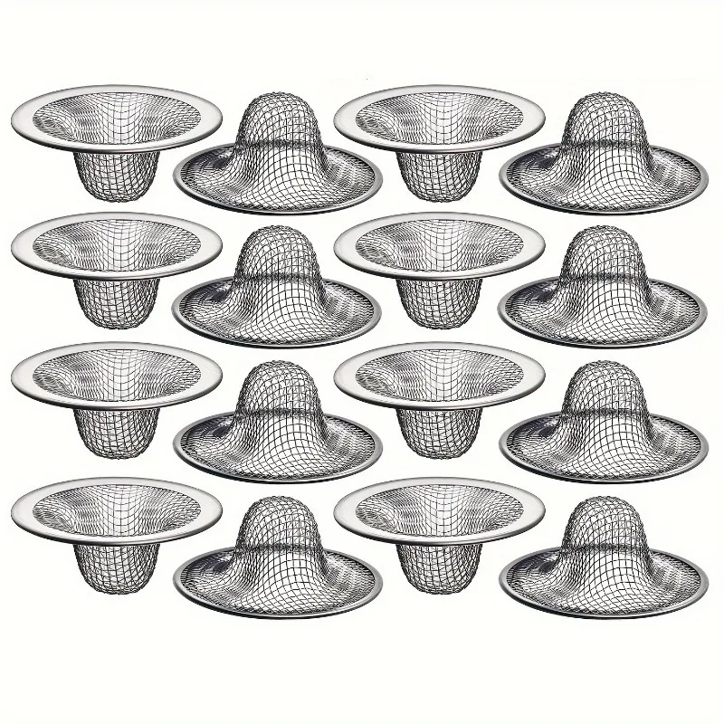 Stainless Steel Bathroom Sink Drain Strainer - Sink Protector, Hair Catcher, Filter Mesh, Home Essentials, Bathroom Accessories
Stainless Steel Bathroom Sink Drain Strainer - Sink Protector, Hair Catcher, Filter Mesh, Home Essentials, Bathroom Accessories